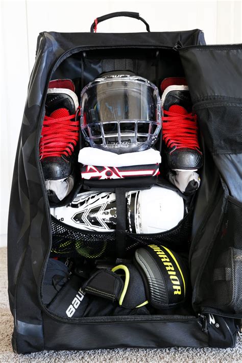 hockey bag organizer insert